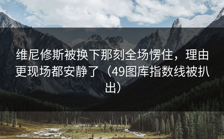 维尼修斯被换下那刻全场愣住,理由更现场都安静了(49图库指数线被扒出)
